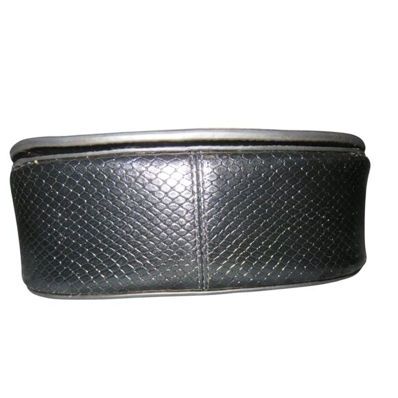 Coach 2023 Morgan Black Pebbled Leather Saddle Bag Crossbody Snakeskin Trim NWOT - Picture 7 of 16